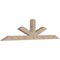 Ekena Millwork Saratoga Smooth Timber Gable Bracket, Douglas Fir, 108"W x 27"H x 5 1/2"D x 5 1/2"F, 6/12 Pitch GBW108X27X0606SAR00SDF - alternate 4